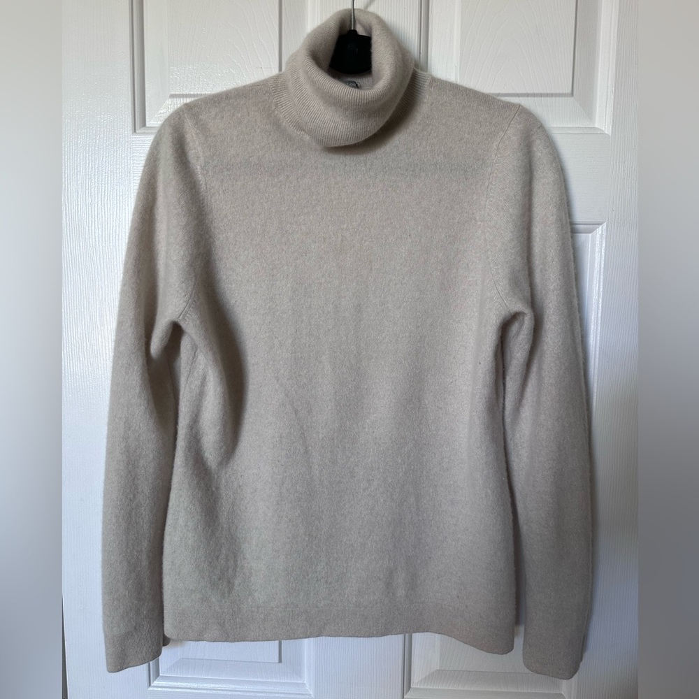 Ann Taylor Cashmere Cream Sweater